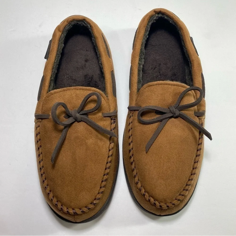 dearfoams lined moccasin